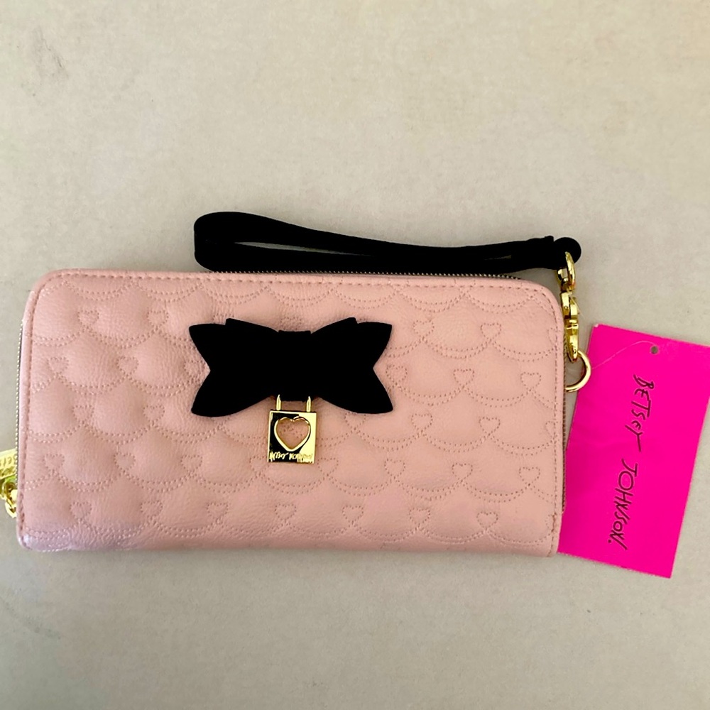 Pink Betsey Johnson Wallet